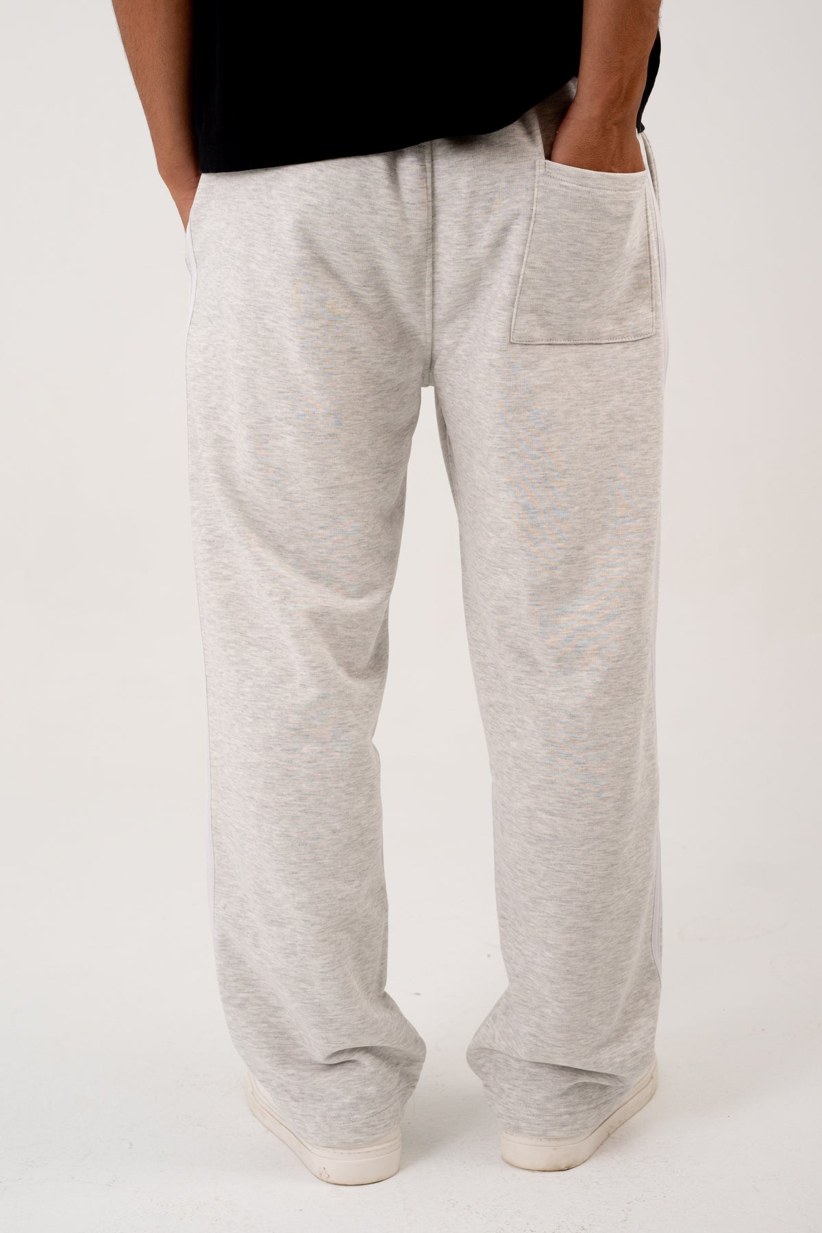 Two lines Wide-Leg Sweatpants