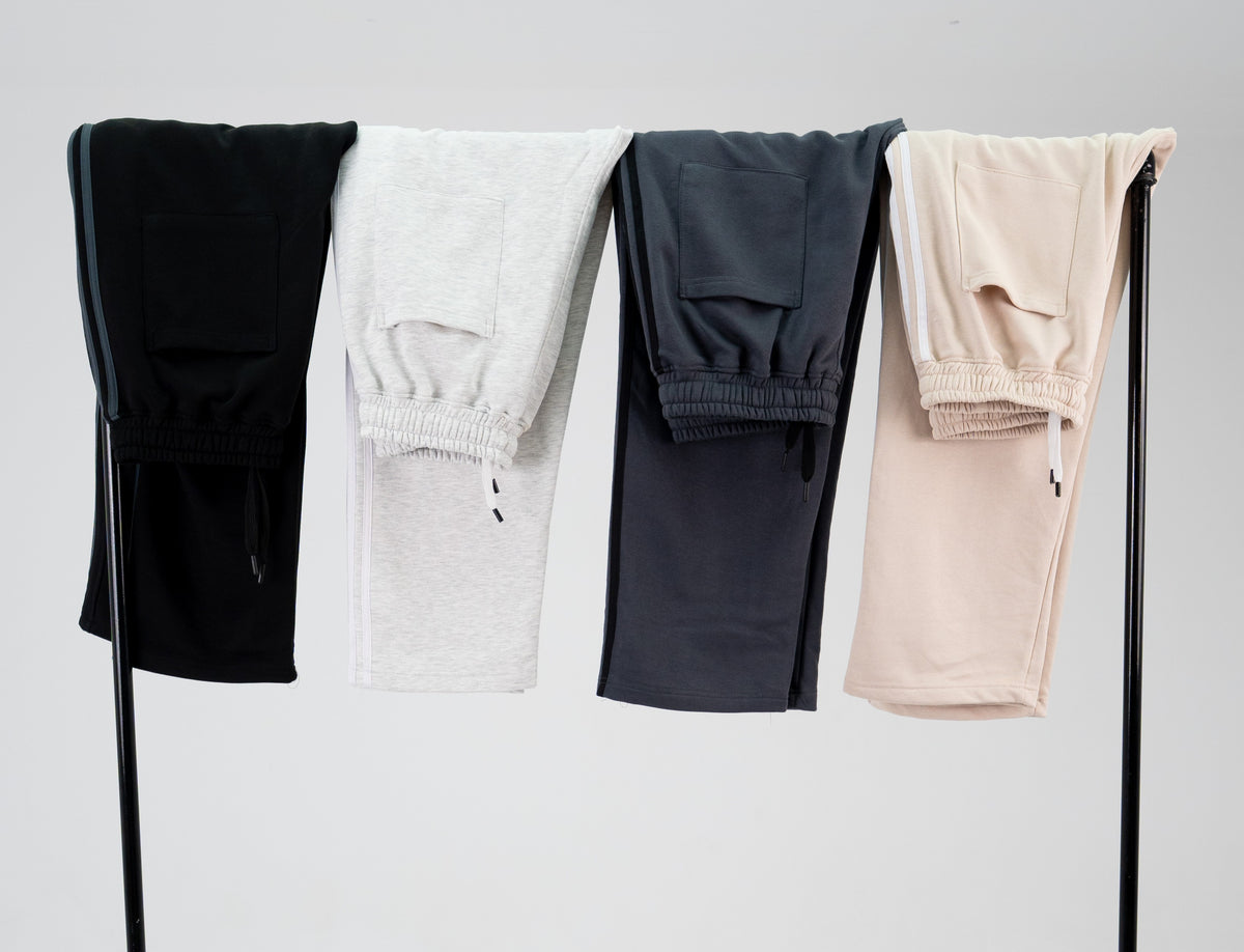 Two lines Wide-Leg Sweatpants