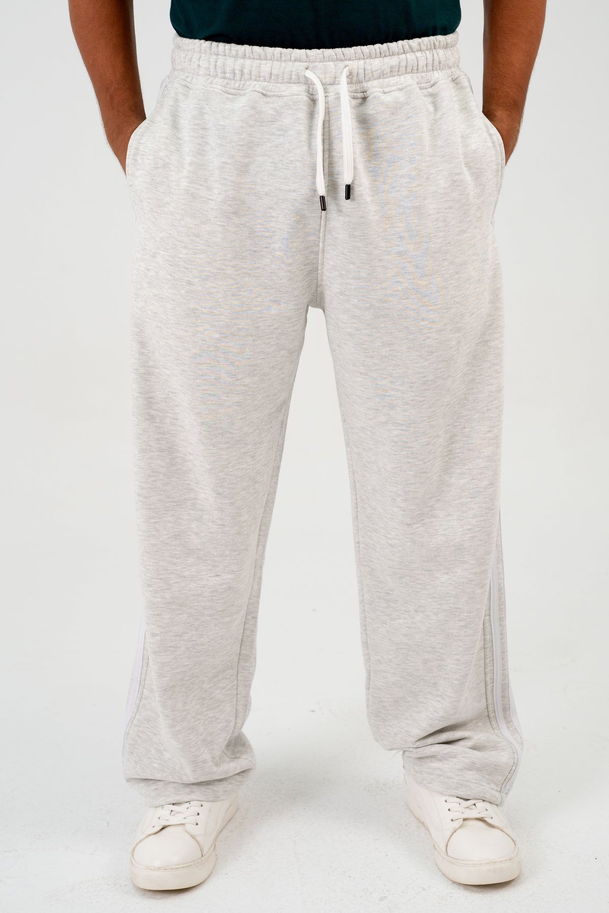 Two lines Wide-Leg Sweatpants