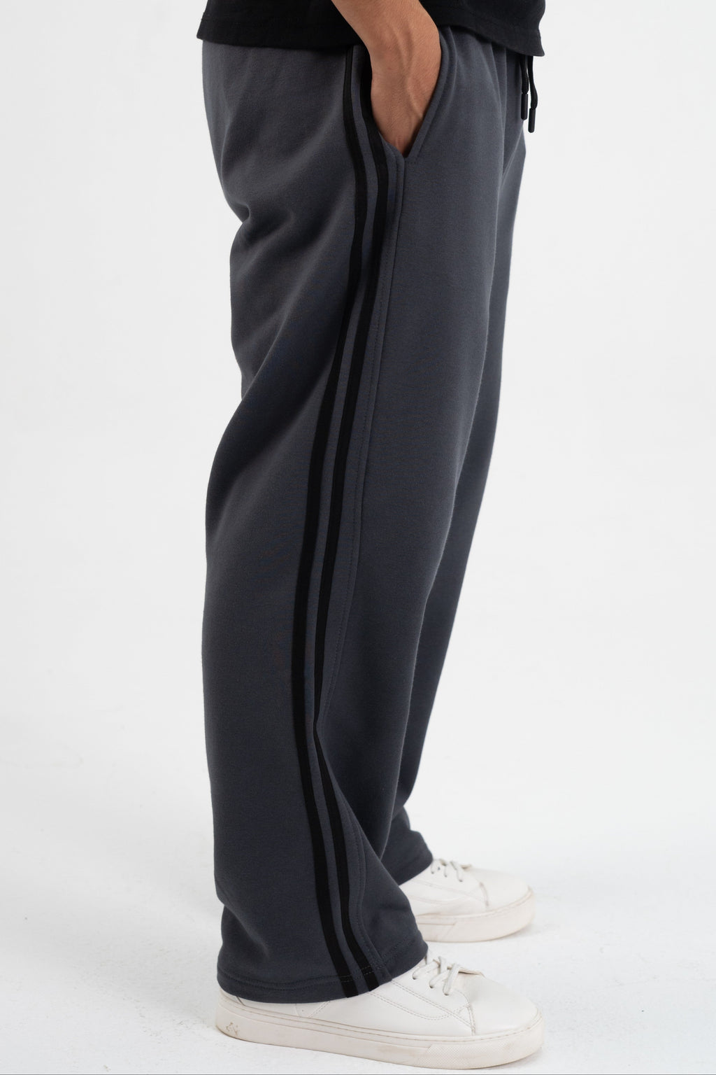 Two lines Wide-Leg Sweatpants