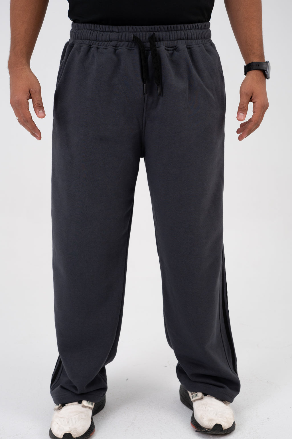 Two lines Wide-Leg Sweatpants