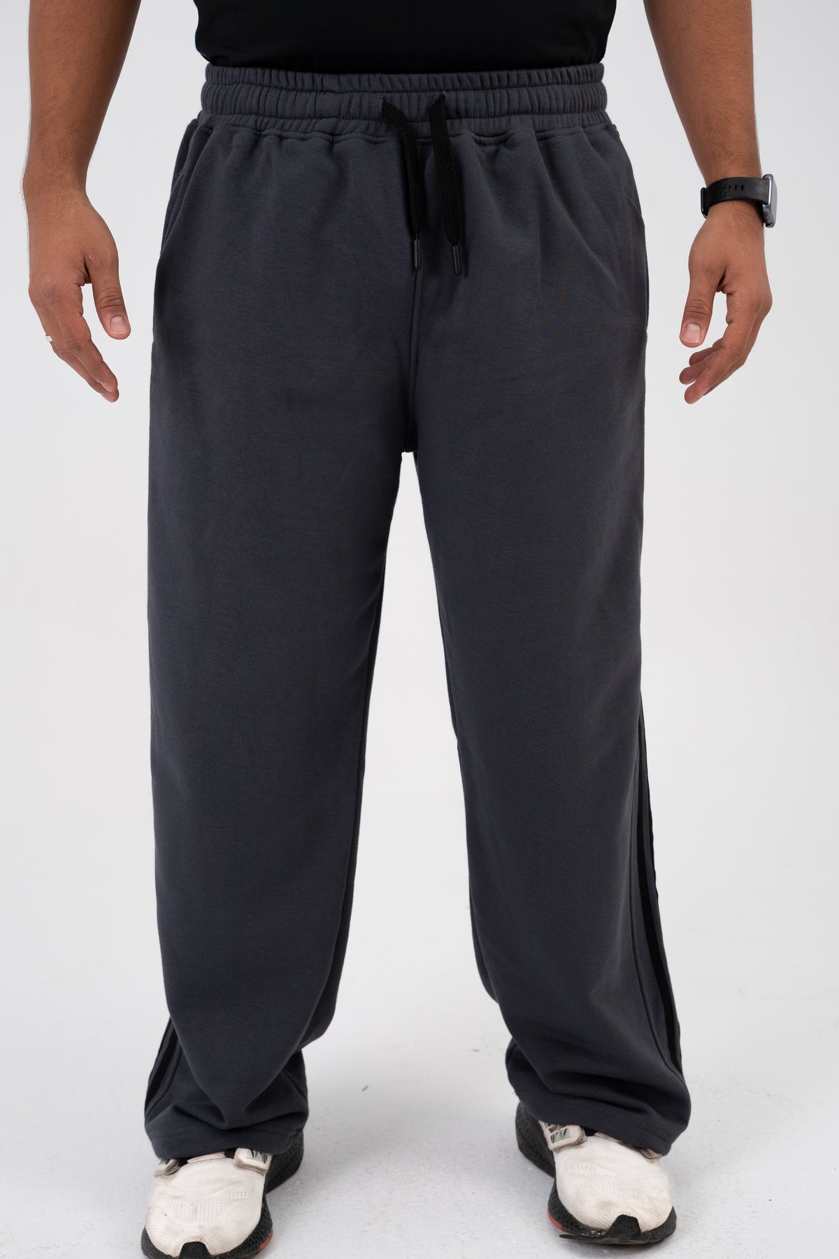 Two lines Wide-Leg Sweatpants