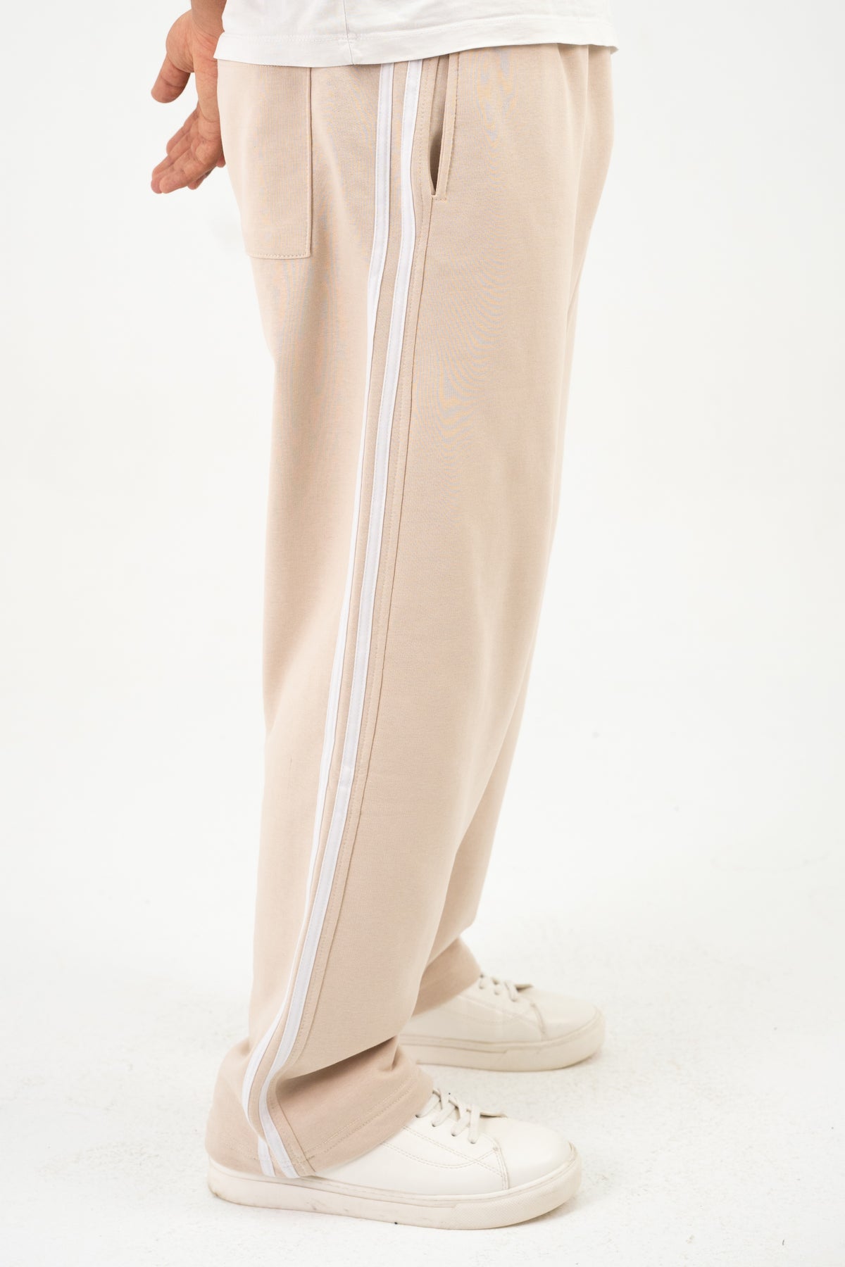 Two lines Wide-Leg Sweatpants